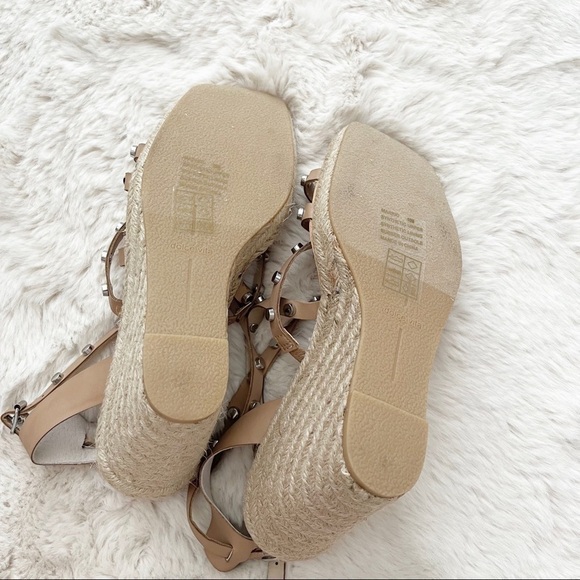 DOLCE VITA | NWOT Marrio Studded Espadrille Wedge Sandals Size 10 - Picture 10 of 11